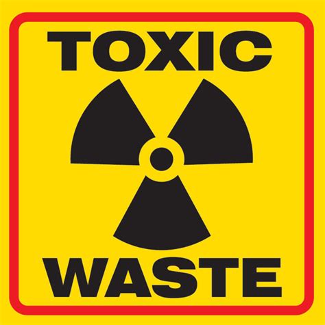 Printable Toxic Waste Sign